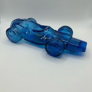 Blue Glass Car Figurine